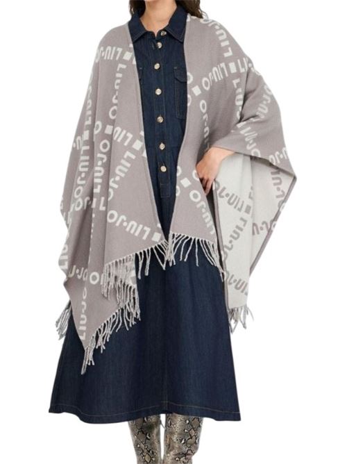 poncho with maxi rhombus logo Liu Jo | 2F5033T0300.71502